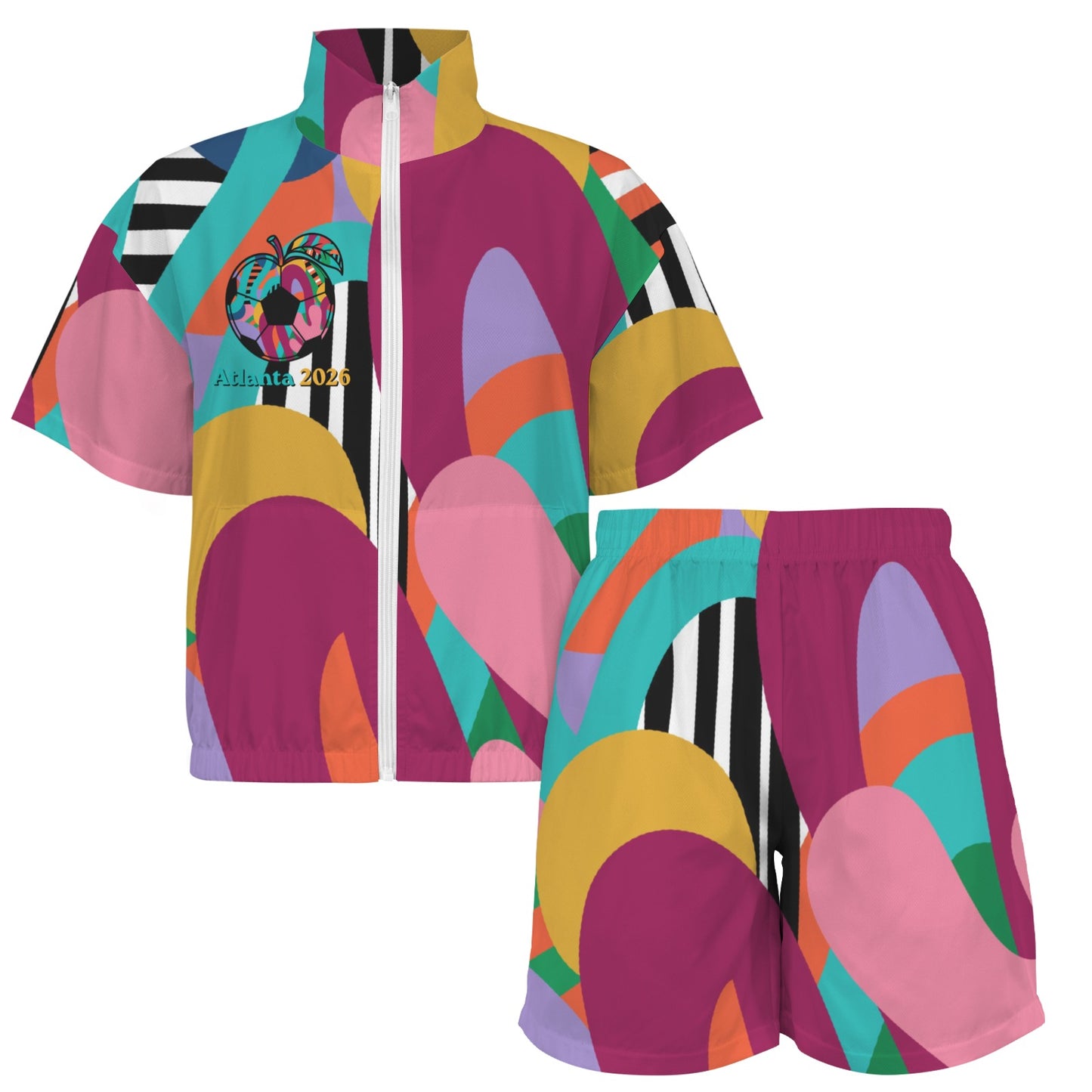 ATL Peachwave Women’s Windbreaker Short Set