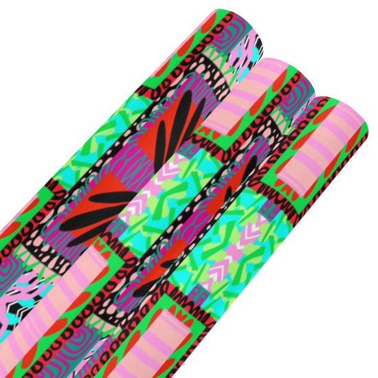 Holiday Adinkra Gift Wrapping Paper - 58"x 23" (3 Rolls)