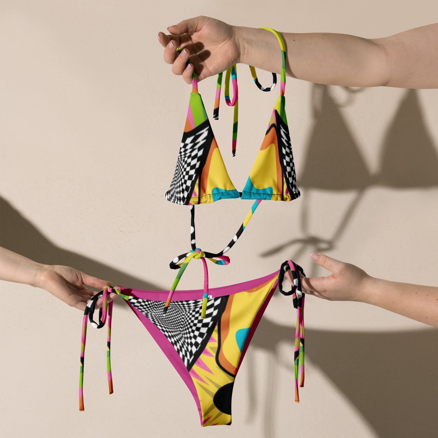 Queen Nefertiti Design- string bikini