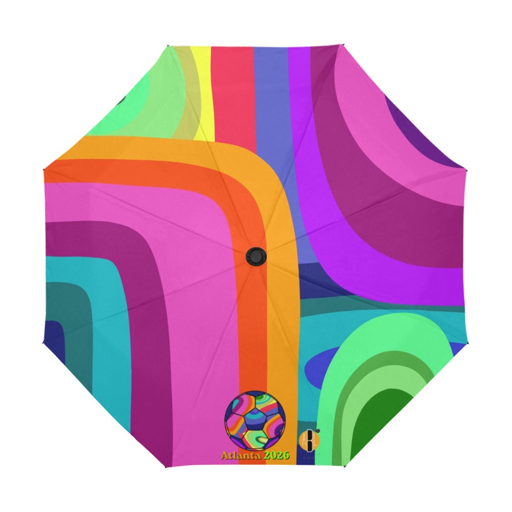 ATL Varsity Wave Automatic Folding Umbrella