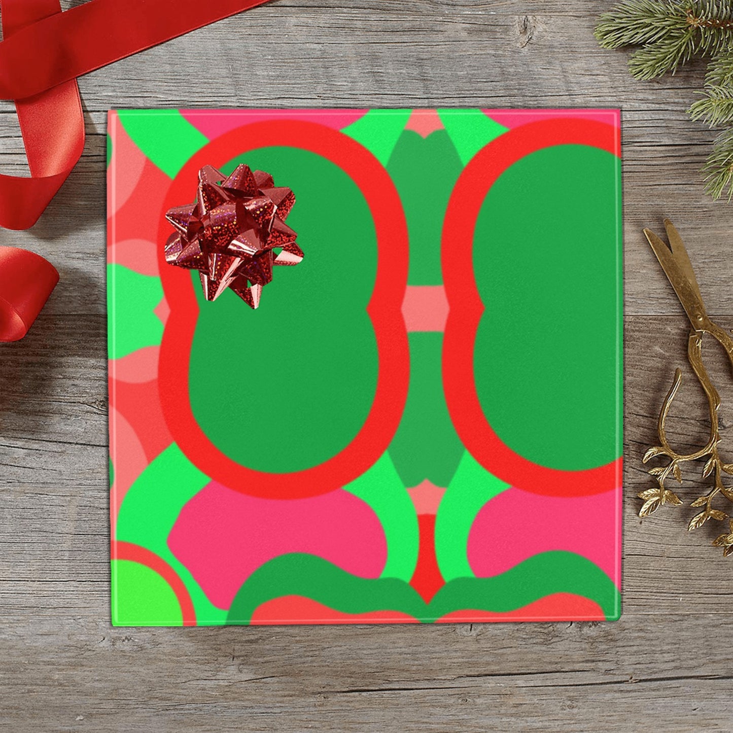 Holiday Ayoka Gift Wrapping Paper - 58"x 23" (3 Rolls)