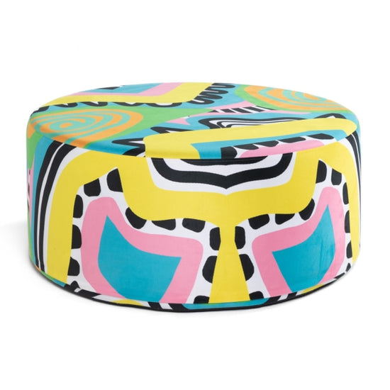 Melissa Mitchell X JAXX - Candler Round Couch Ottoman ( ORDER on Jaxxbeanbags.com)