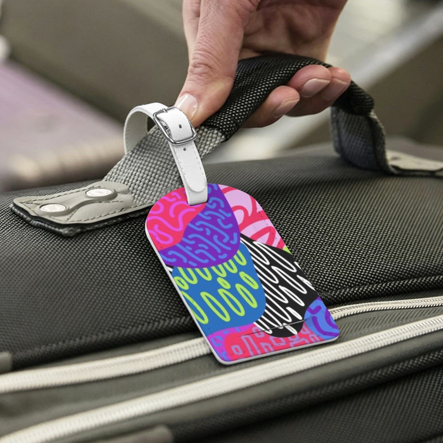ATL Ponce Pop Leather Luggage Tag (One Per Order)