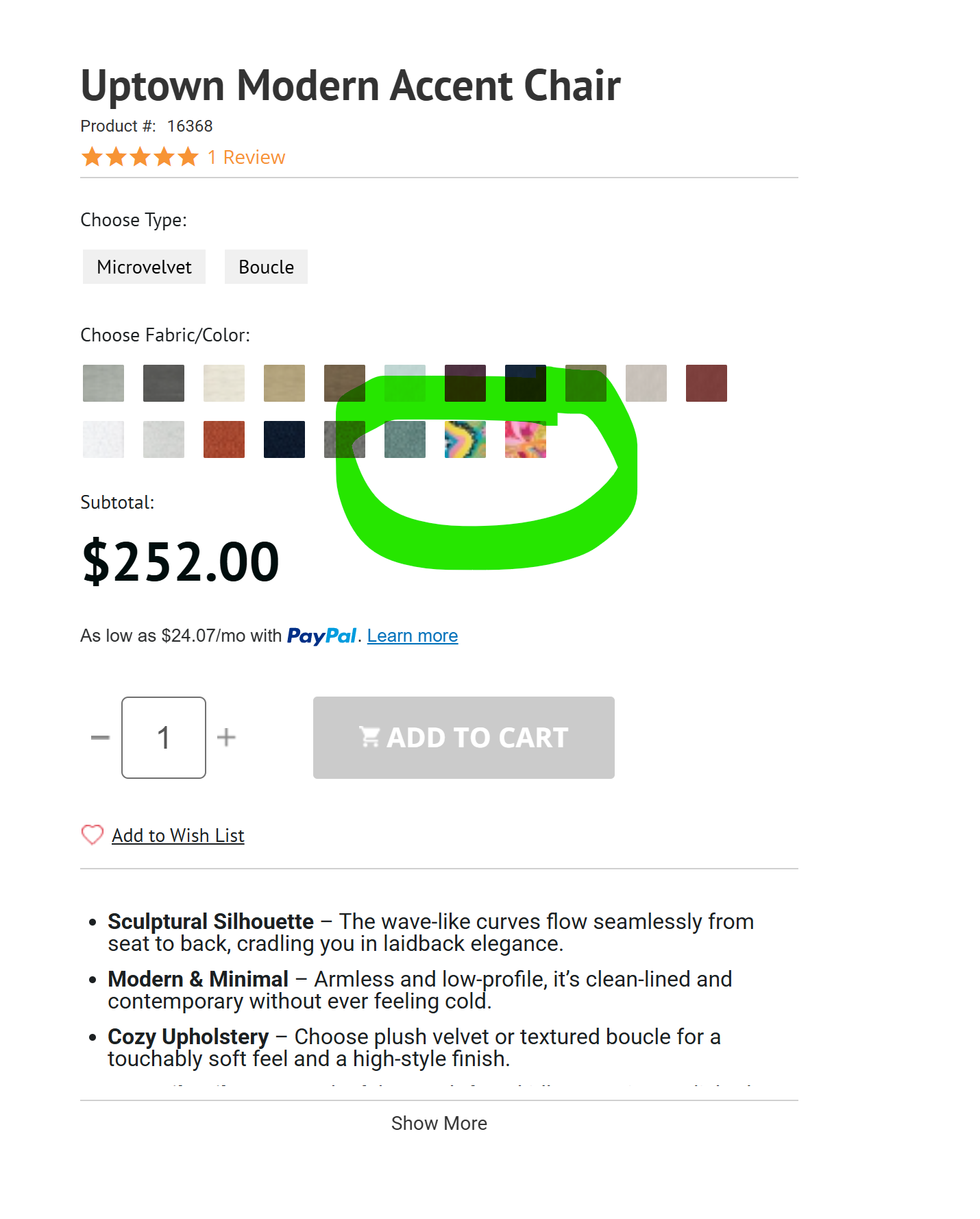 Melissa Mitchell X JAXX - Uptown Modern Accent Chair ( ORDER on Jaxxbeanbags.com ) (Copy)