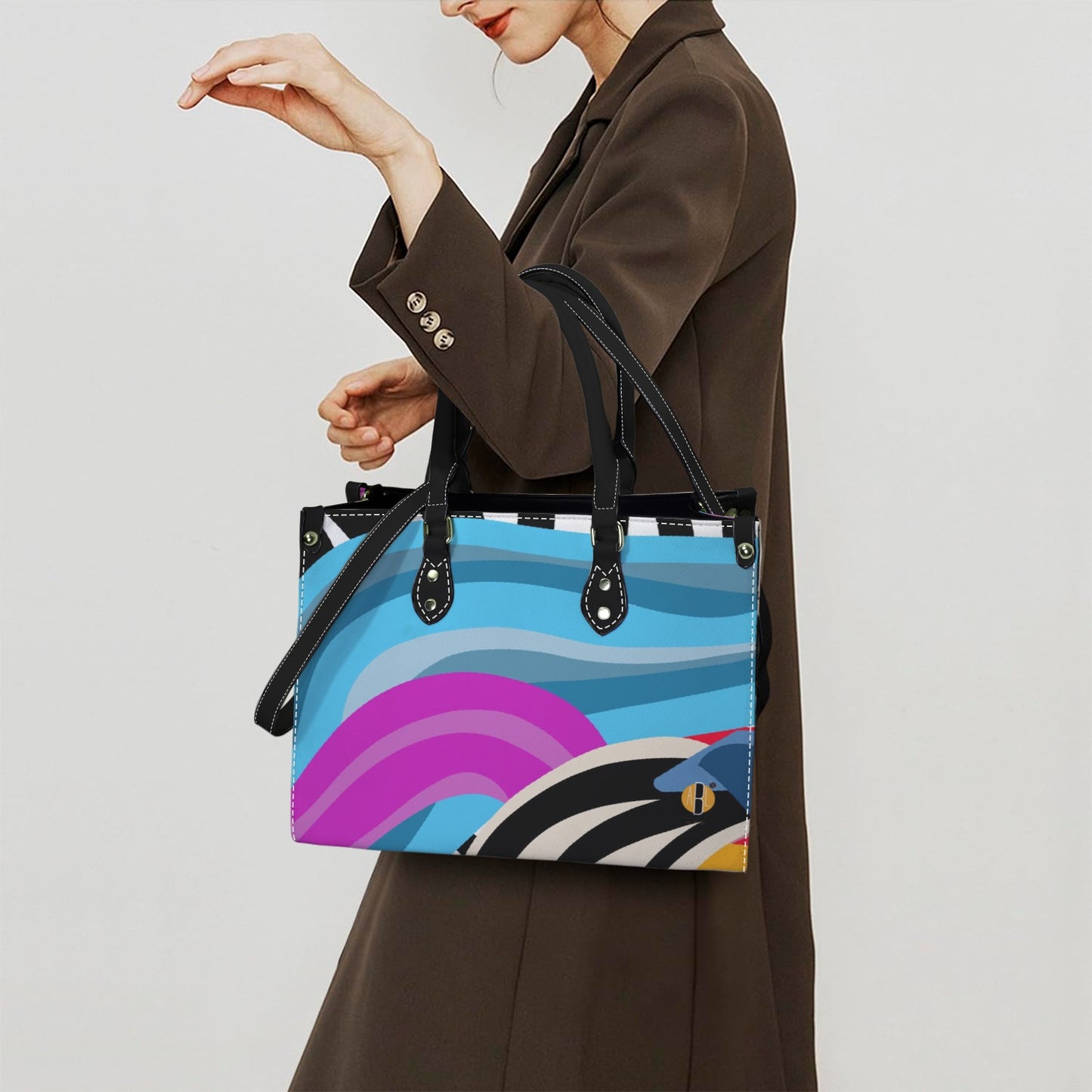 Samaki Design-  Tote Handbag (PU Leather)