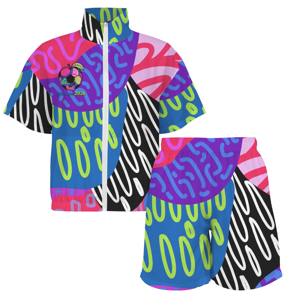 ATL Ponce Pop Women's Windbreaker Short Set – Abeille Creations (ABL)