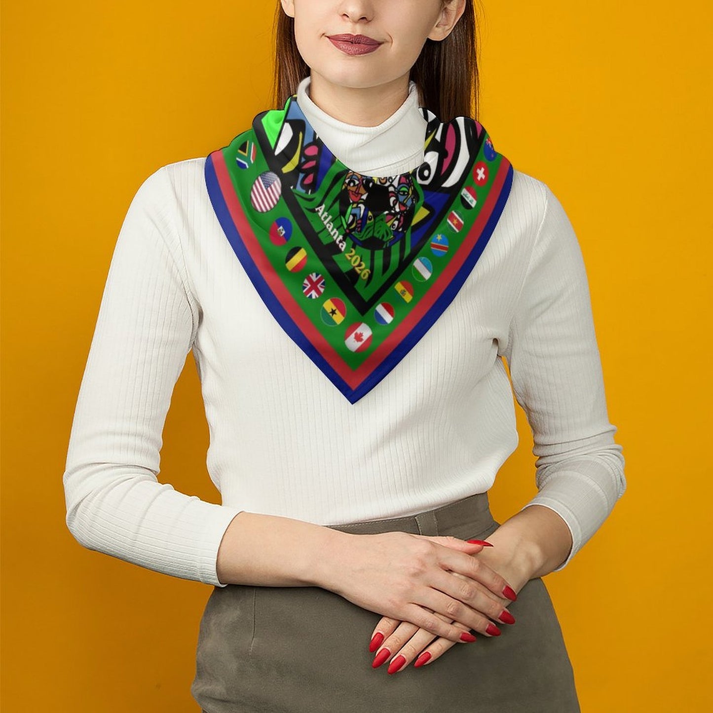 ATL Global Groove Satin Scarf