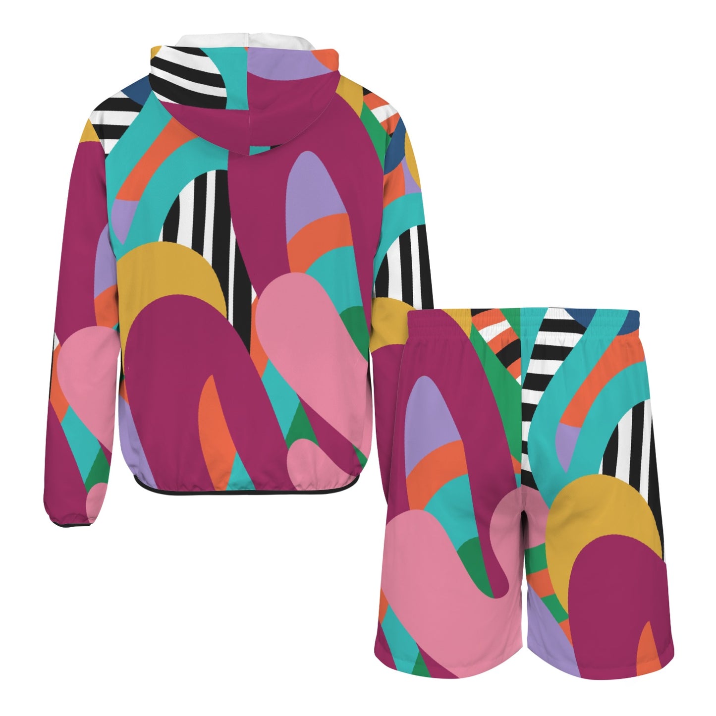 ATL Peachwave Men’s Lightweight Sun Hoodie & Shorts Set