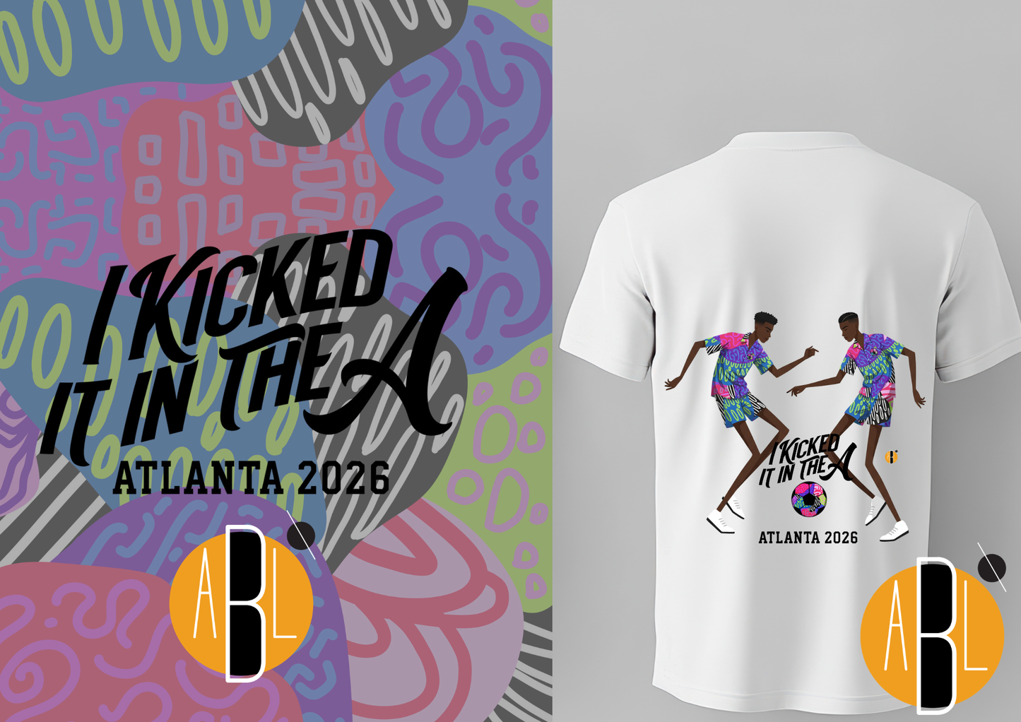 Kicked It In the A (Ponce Pop)- Vintage Tee (White)
