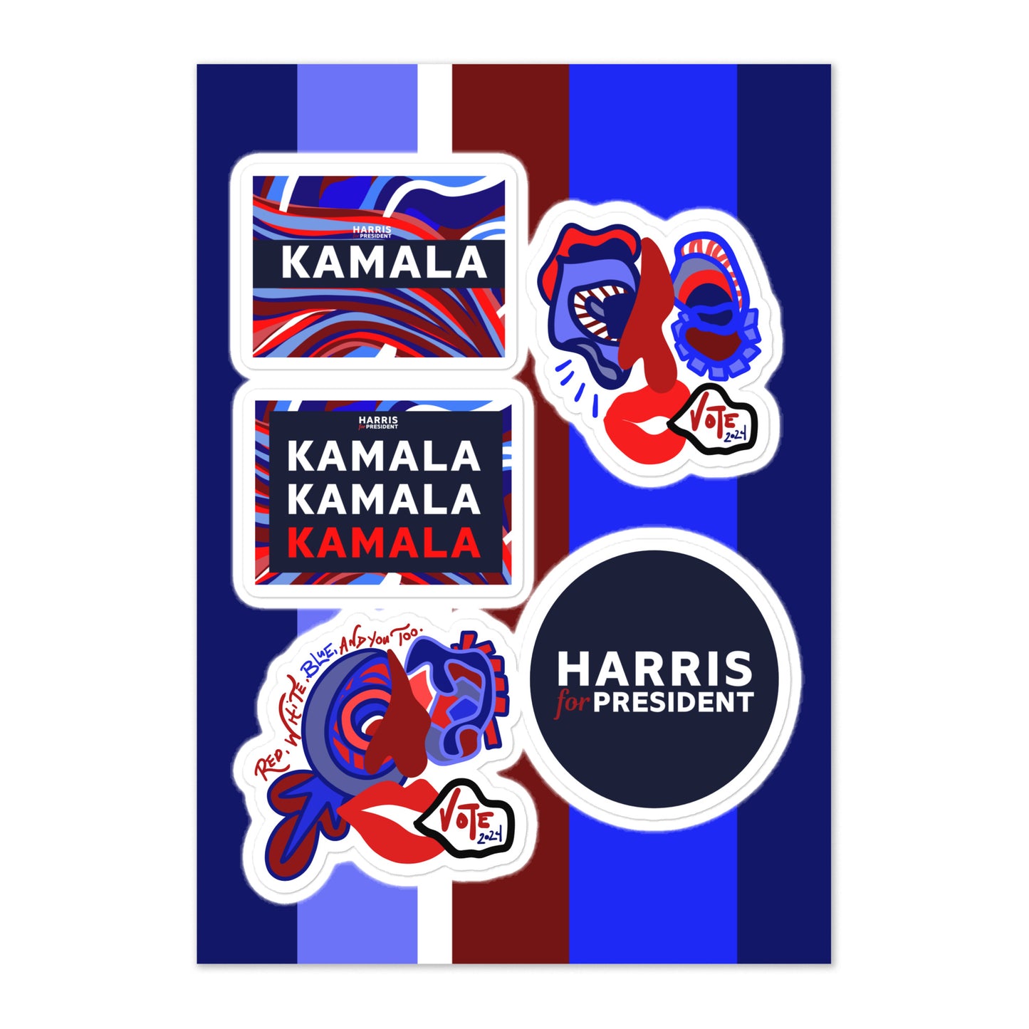 VOTE 2024- Sticker sheet