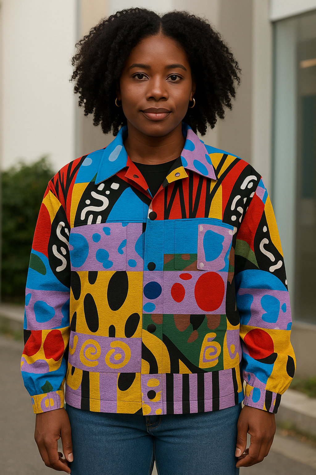 Makena Unisex Lapel Jacket