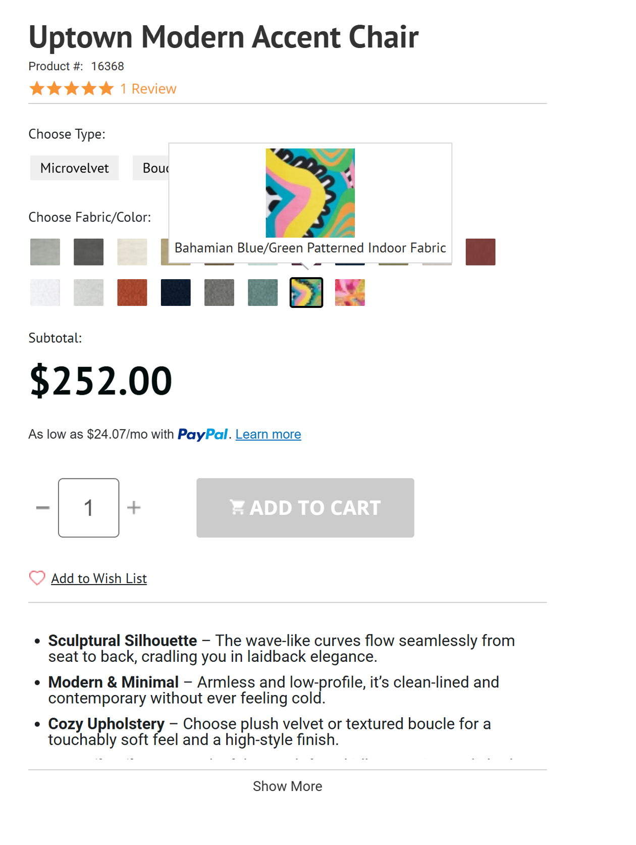 Melissa Mitchell X JAXX - Uptown Modern Accent Chair ( ORDER on Jaxxbeanbags.com ) (Copy)