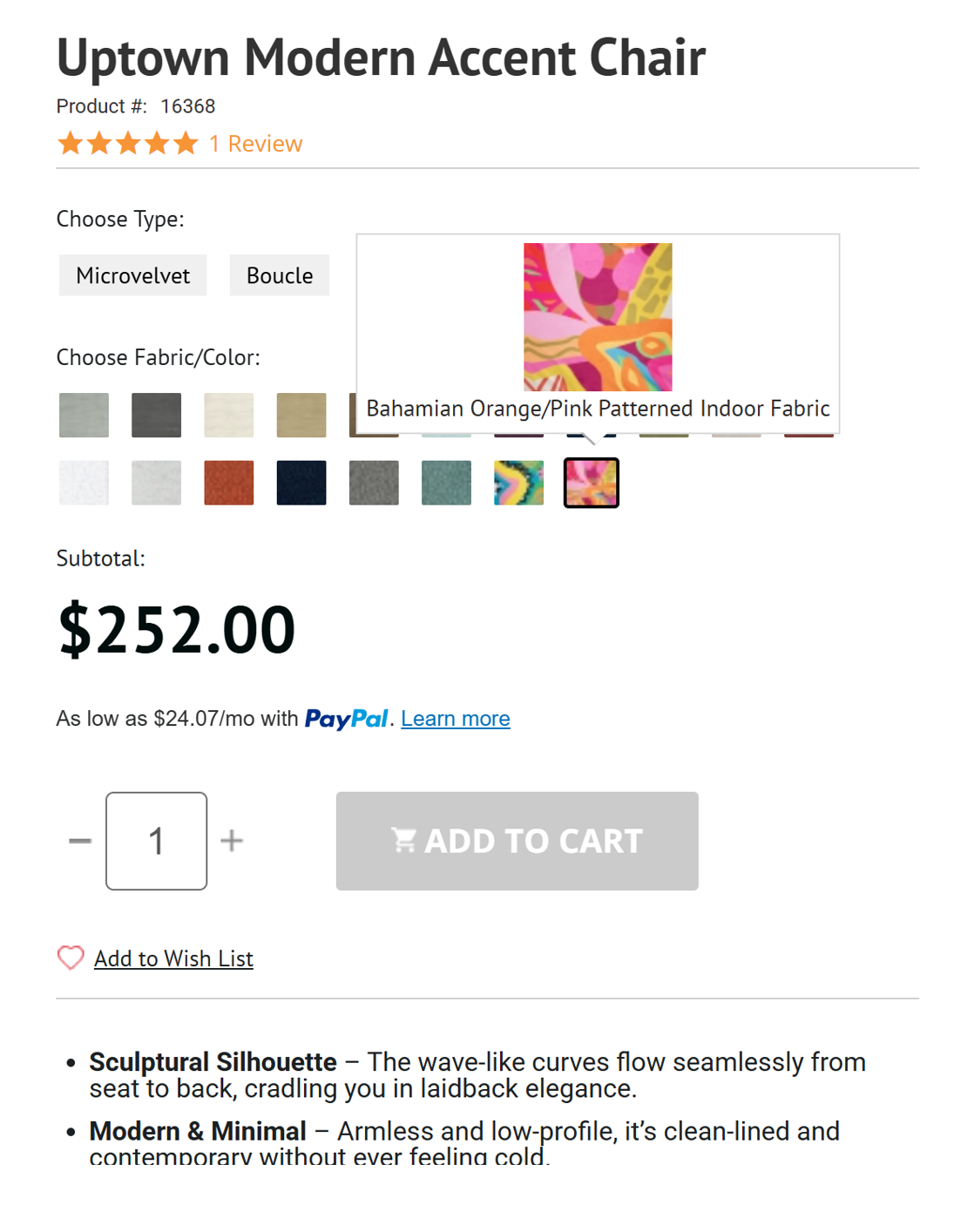 Melissa Mitchell X JAXX - Uptown Modern Accent Chair ( ORDER on Jaxxbeanbags.com ) (Copy)