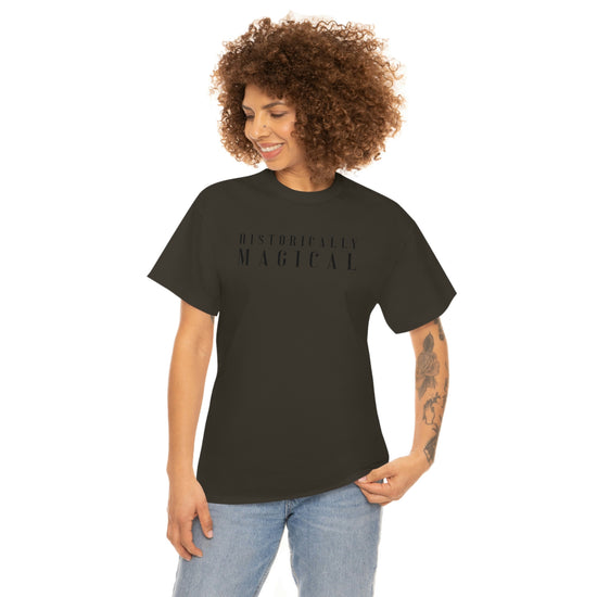 Load image into Gallery viewer, Historically Magical (V 2)-  Unisex Heavy Cotton Tee