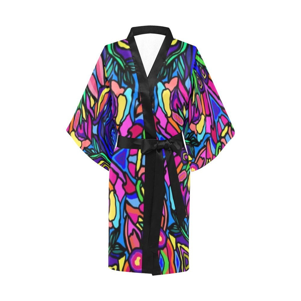 Load image into Gallery viewer, Rosie Short Robe Kimono Robe