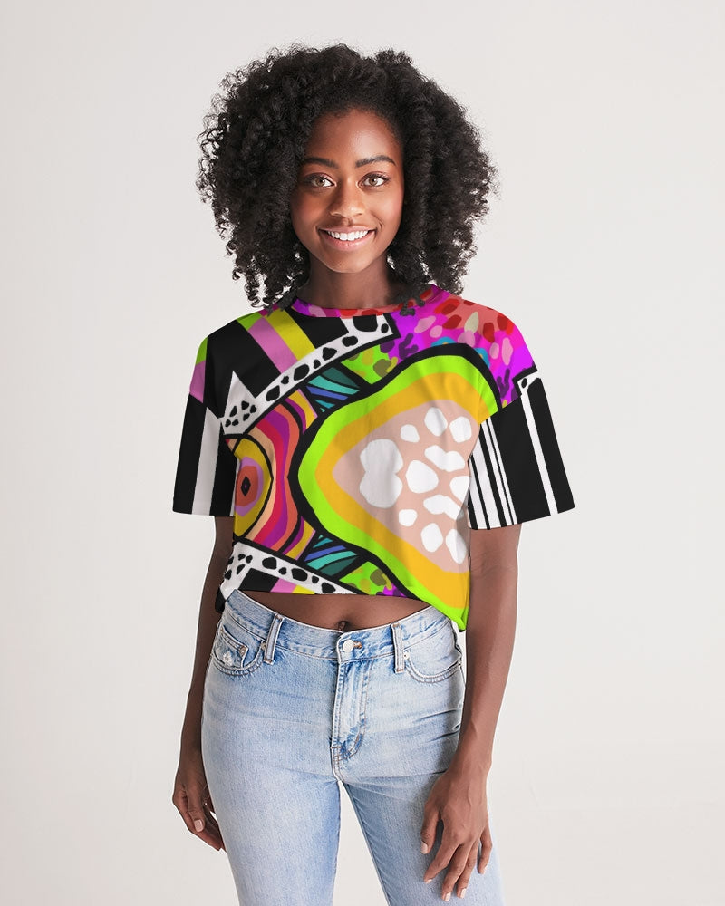Load image into Gallery viewer, Missy Brewster- Women&amp;#39;s Lounge Cropped Tee