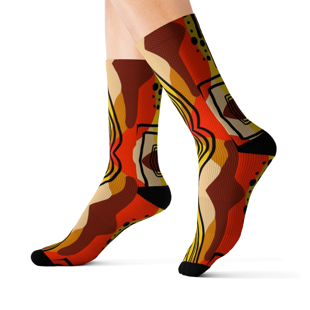 Load image into Gallery viewer, Brooks Design-- Socks - MelissaAMitchell