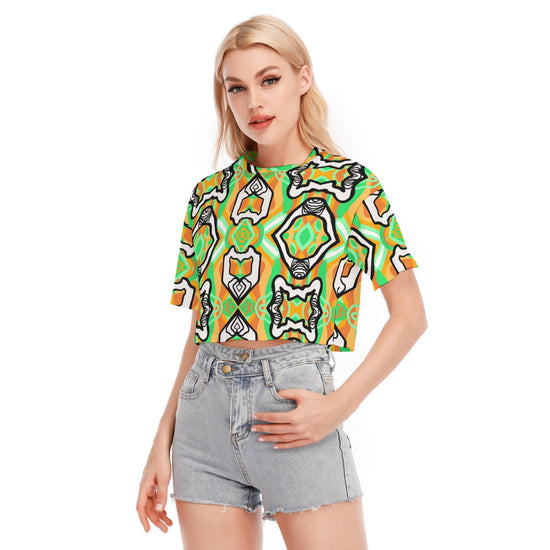 Load image into Gallery viewer, OG Zebra- Women&amp;#39;s Cropped T-shirt | 190GSM Cotton