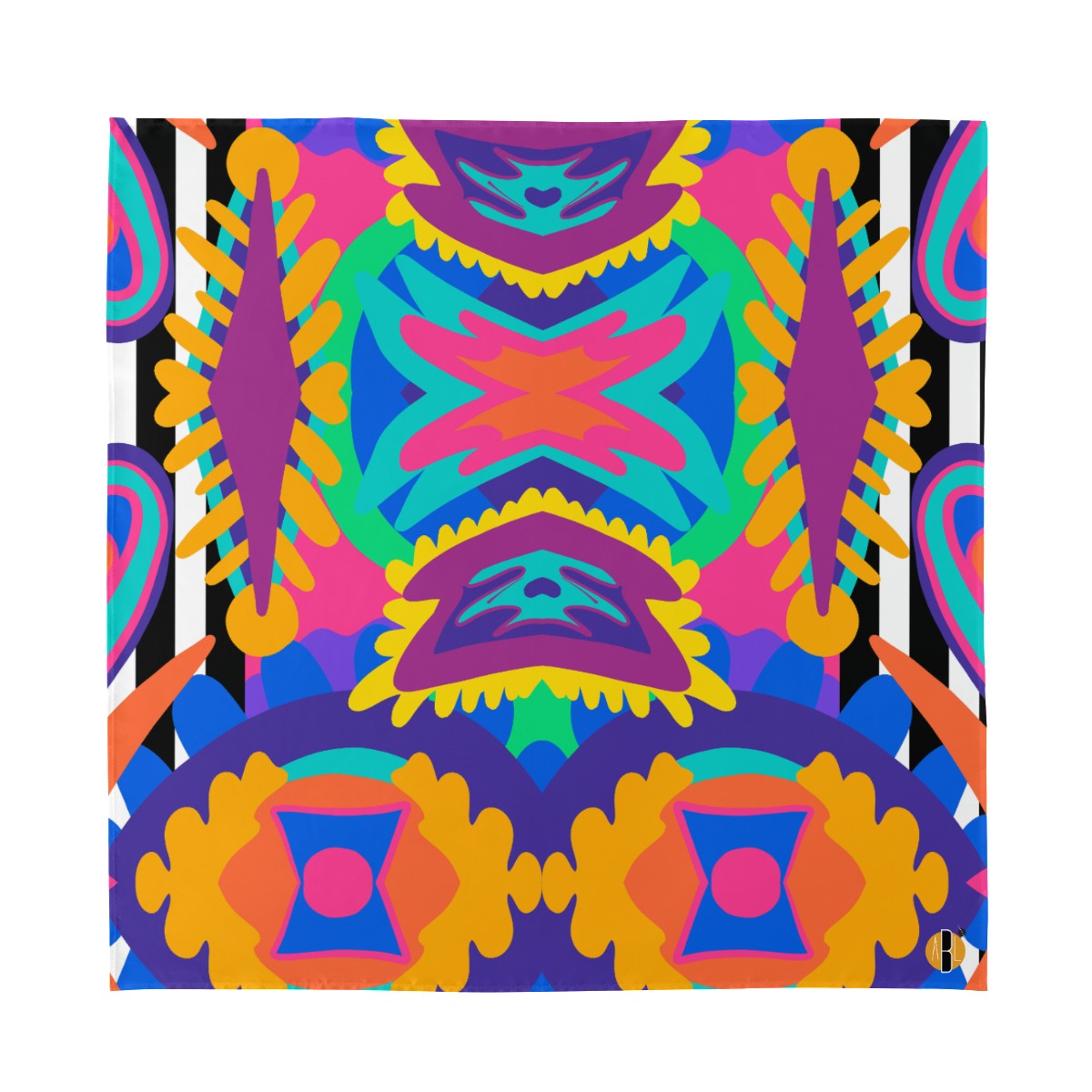 Load image into Gallery viewer, Circus Act- Unisex (Faux) Silk Scarf
