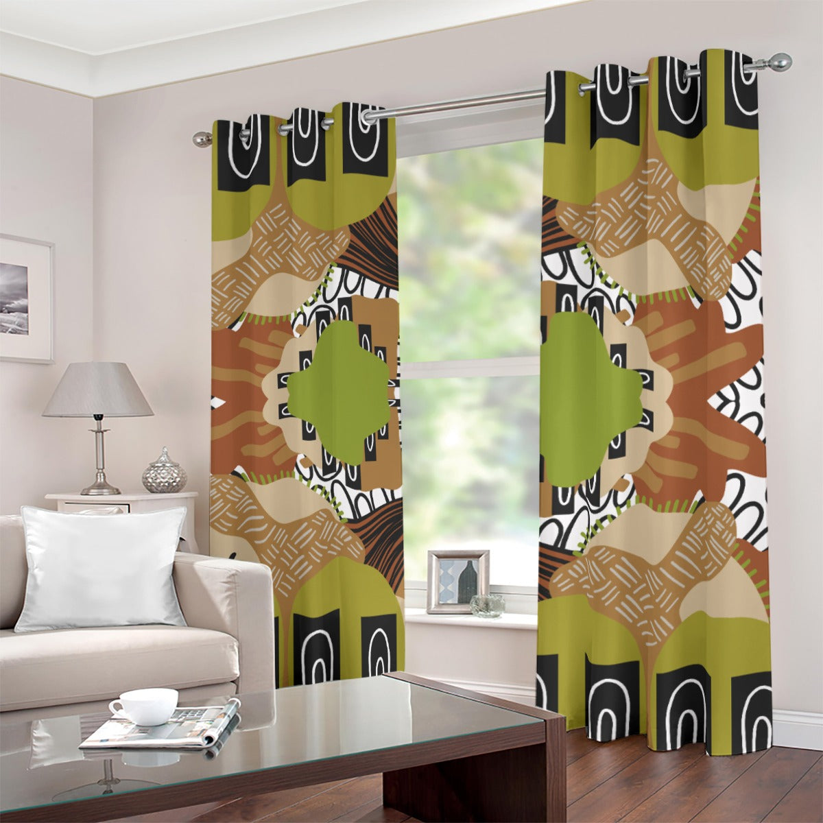 Wild Roots Design- Blackout Grommet Curtains