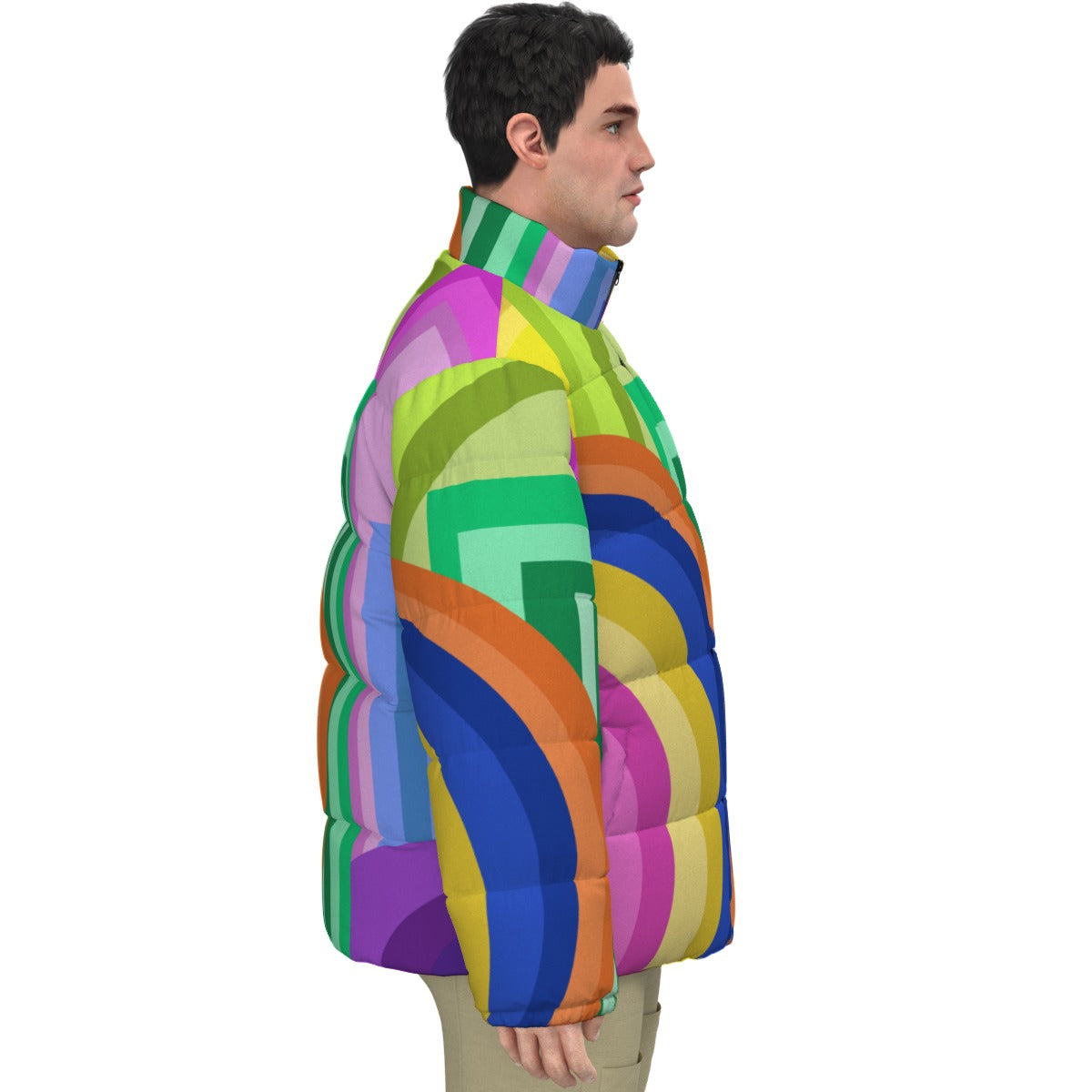Load image into Gallery viewer, Deco Drive Design-  Unisex (Short) Down Jacket