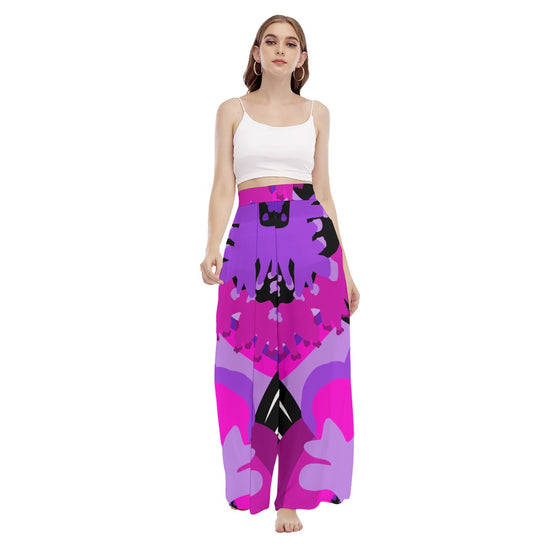 Load image into Gallery viewer, Tuttle Design- Women&amp;#39;s High Waist Wide Leg Trousers