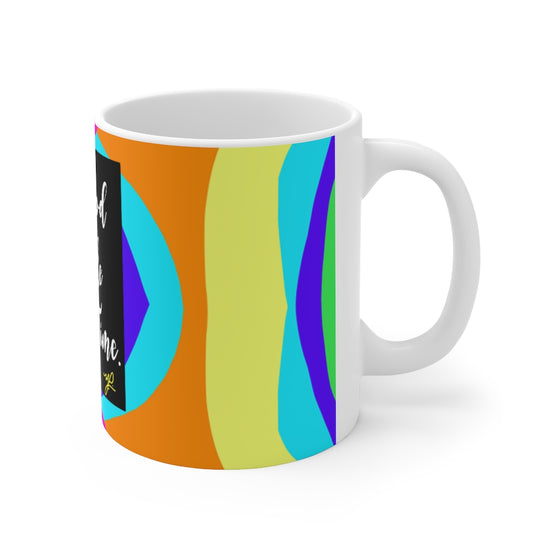Load image into Gallery viewer, &amp;quot;Give God A Little More Time&amp;quot; (Bailey) - Ceramic Mug - MelissaAMitchell