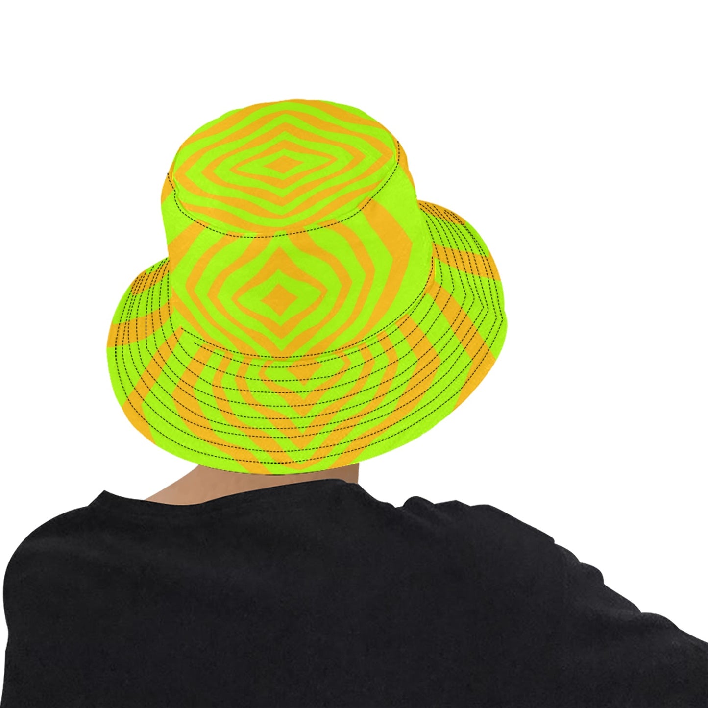 Orange Energy  Bucket Hat Unisex Summer Bucket Hat
