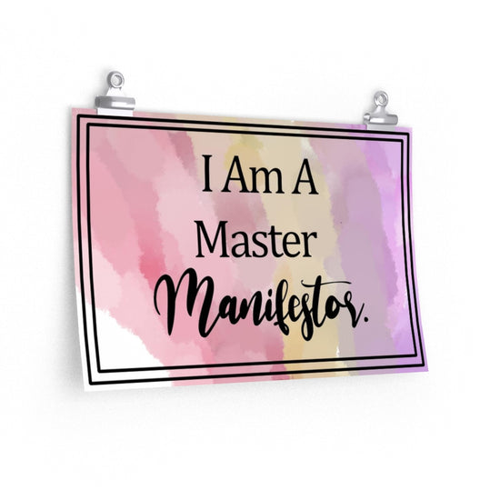 Master Manifestor (Purple Water) Premium Matte poster
