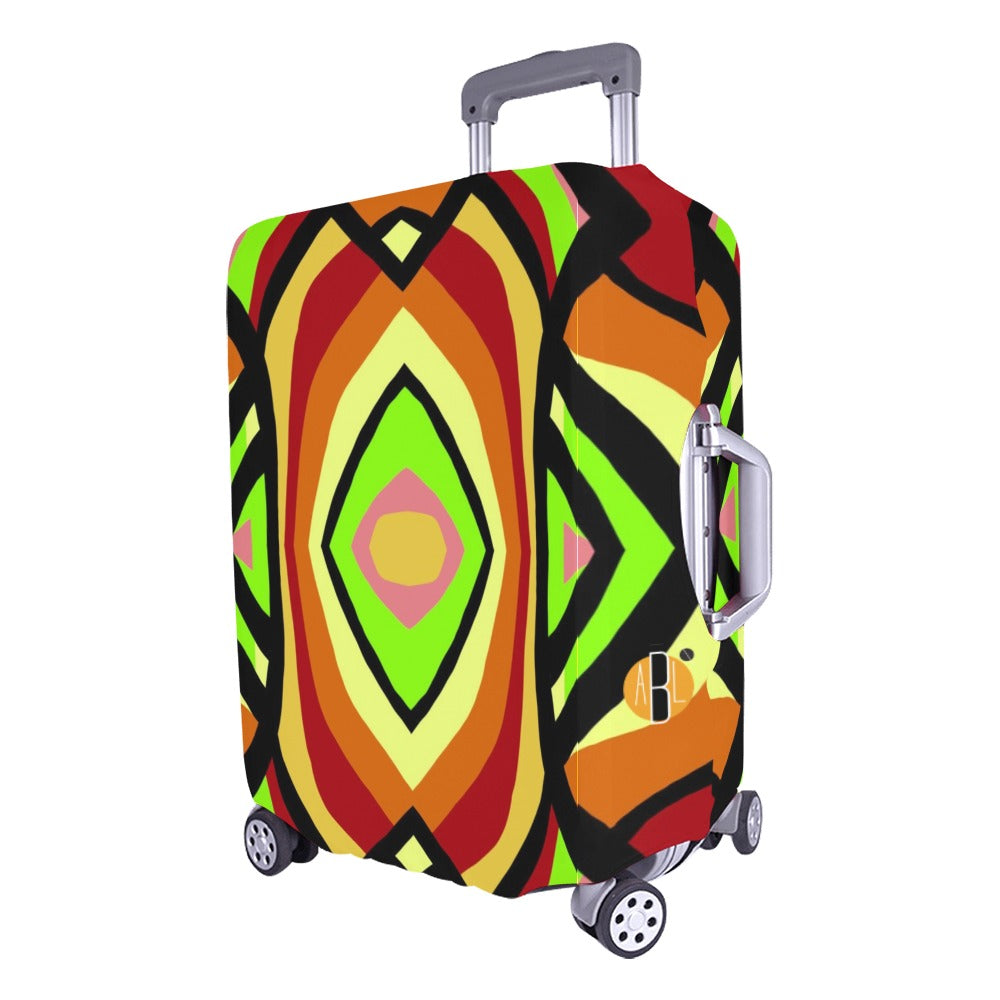 Load image into Gallery viewer, Lunar Flourysh-  Luggage Cover/Large 26&amp;quot;-28&amp;quot;