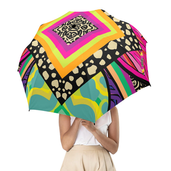 Mitchellopia Design-  Semi-Automatic Foldable Umbrella