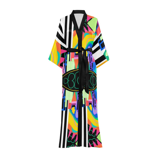 Load image into Gallery viewer, ATL SKY FUN- Long Kimono Robe