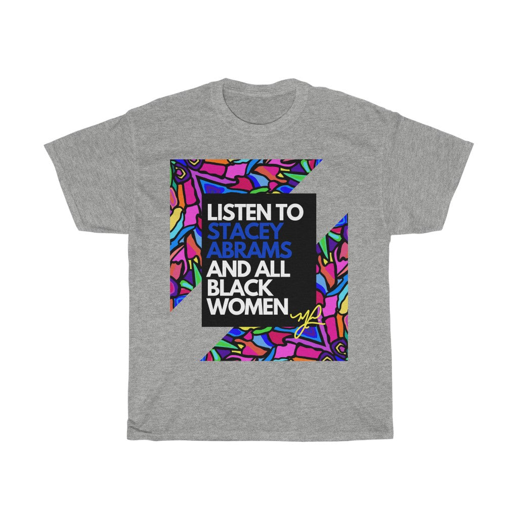 Load image into Gallery viewer, &amp;quot;Listen to Stacey...&amp;quot;-- Unisex  Tee - MelissaAMitchell