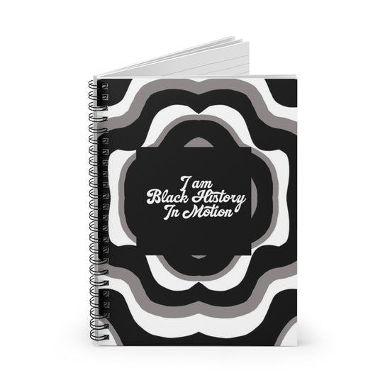 Load image into Gallery viewer, &amp;quot;Black History in Motion&amp;quot; Spiral Notebook - Ruled Line