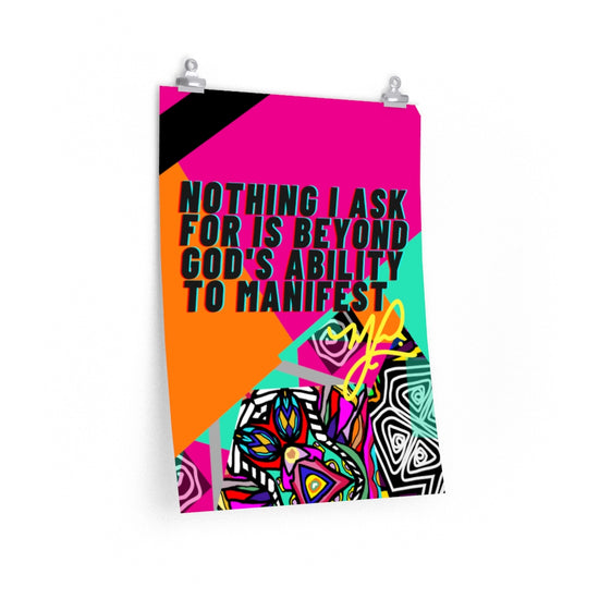 "Nothing I Ask For" - Premium Matte Vertical Poster - MelissaAMitchell