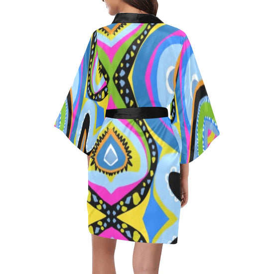 Deni- Short  Kimono Robe