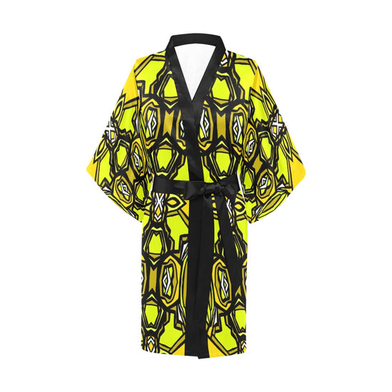 Golden Flourysh - Kimono Robe