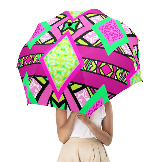 Pink Dream -  Semi-Automatic Foldable Umbrella