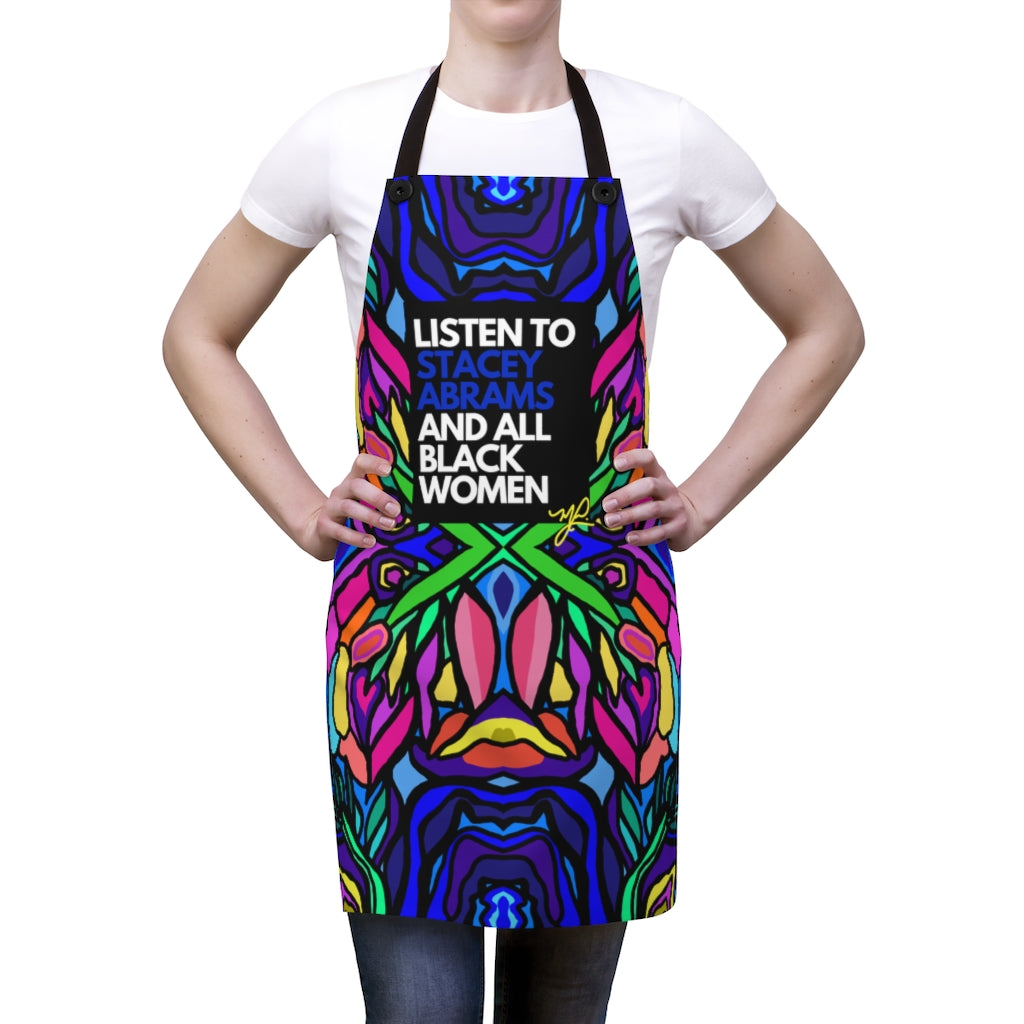 Load image into Gallery viewer, Listen to Stacey- Apron - MelissaAMitchell