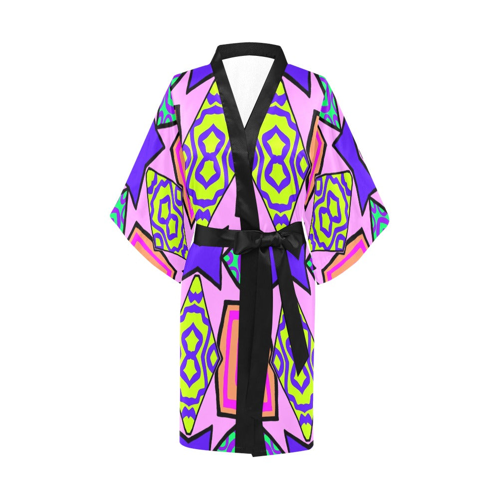 Pink Poppy -Kimono Robe