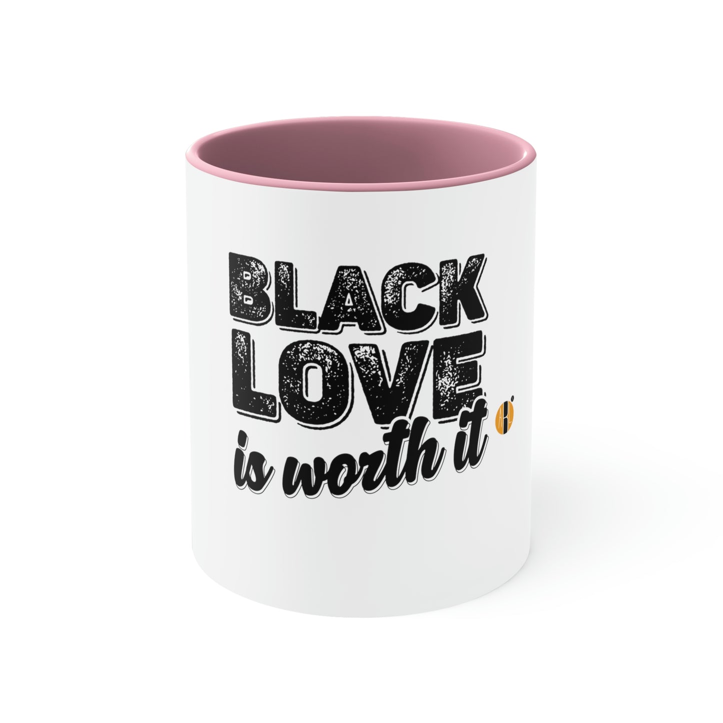 Load image into Gallery viewer, Black Love is Worth It- Accent Coffee Mug, 11oz