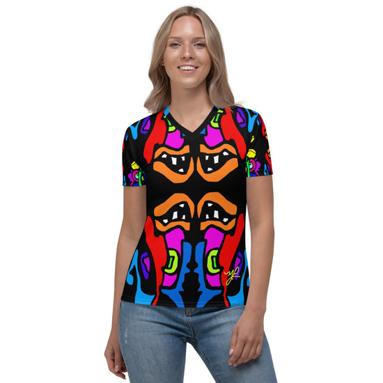 Seeing Double- Women's V-neck