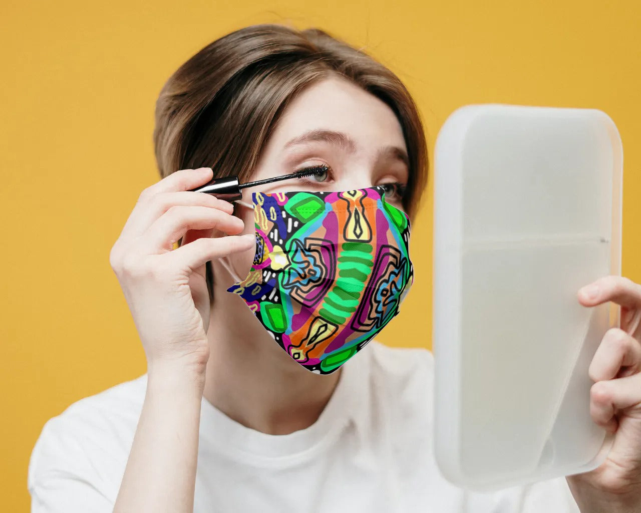 Load image into Gallery viewer, FACE MASK - Mira (Flower Bomb)- Design