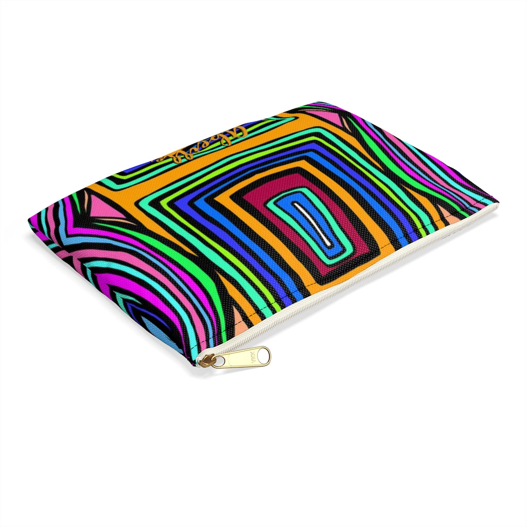 Load image into Gallery viewer, &amp;quot;Swirls&amp;quot; Accessory Pouch