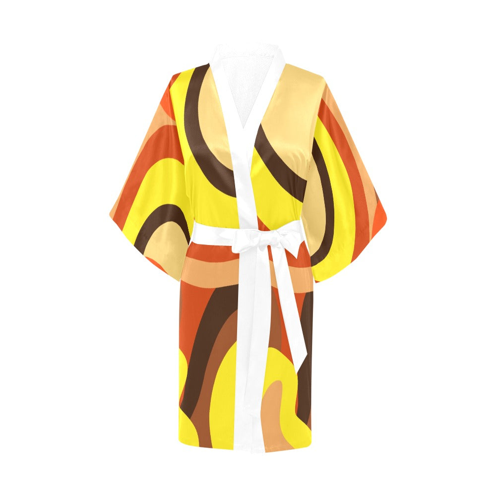Load image into Gallery viewer, Brownsville- Kimono Robe Kimono Robe