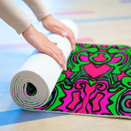 Pink Dream- Foam Yoga Mat