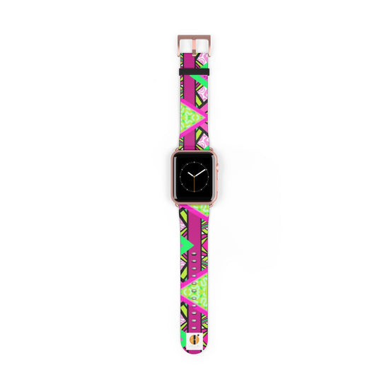 R-ALI (Pink Pow  Design) Apple Watch Band