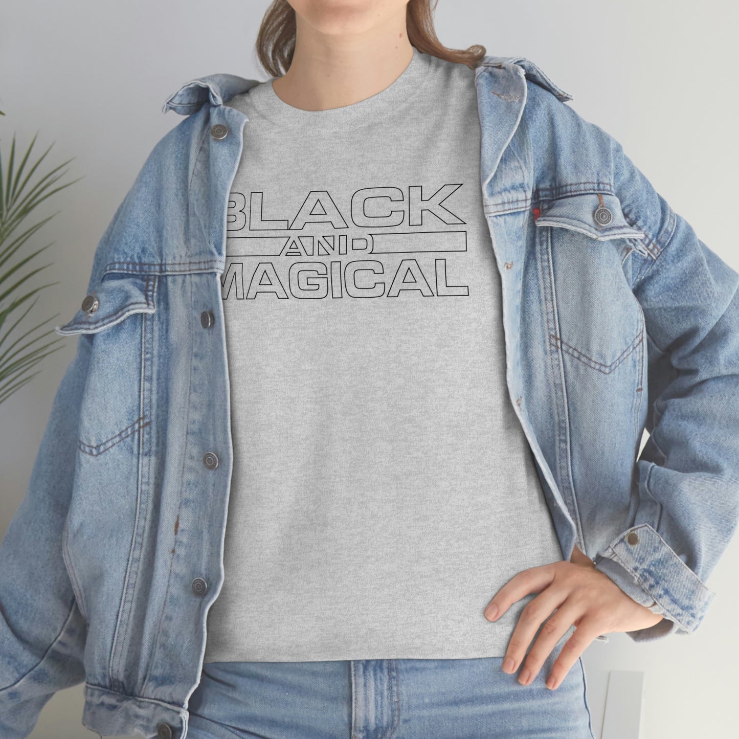 Black and Magical - Unisex Heavy Cotton Tee