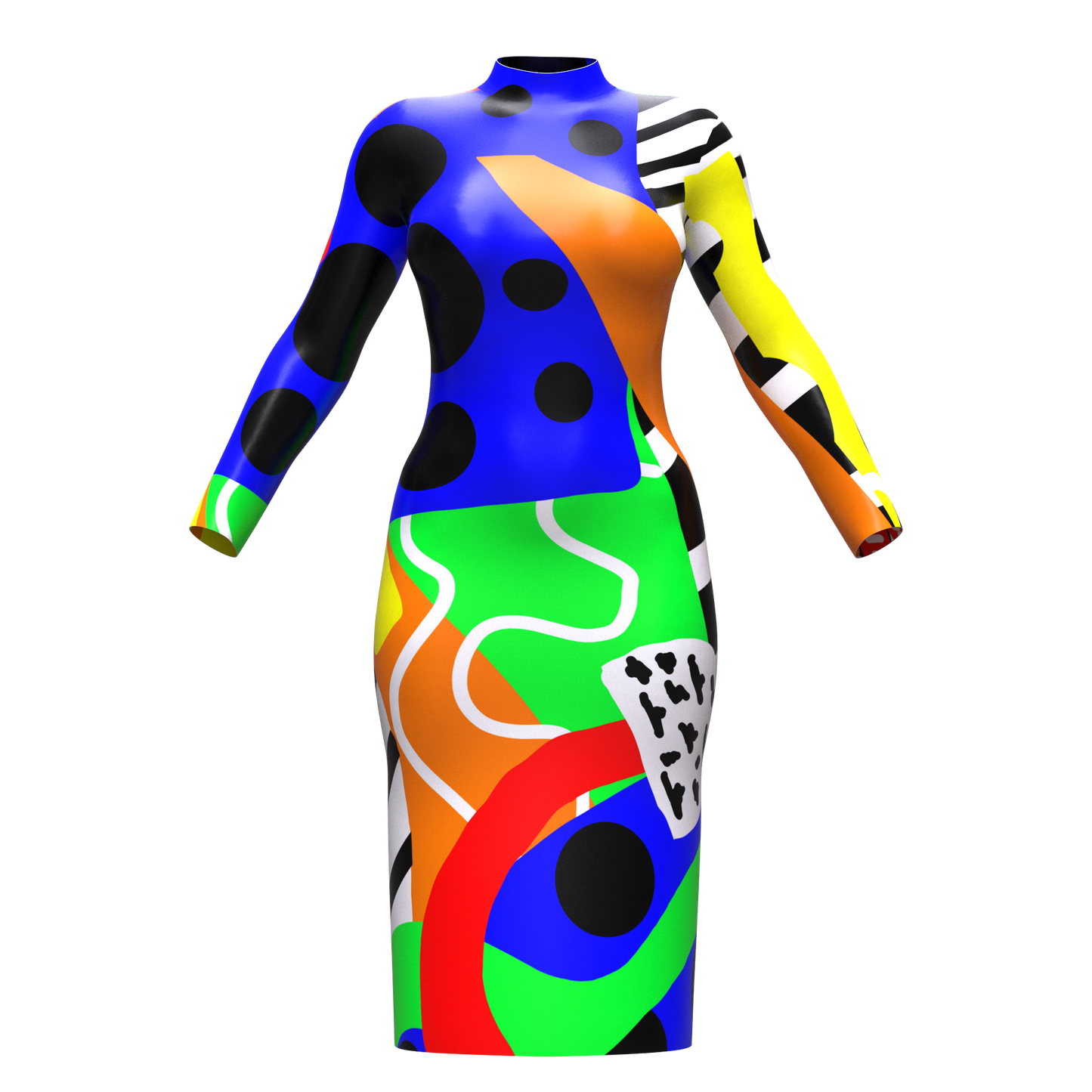 Load image into Gallery viewer, DIFFY Bodycon Dress ( MESH SHEER VERSION)