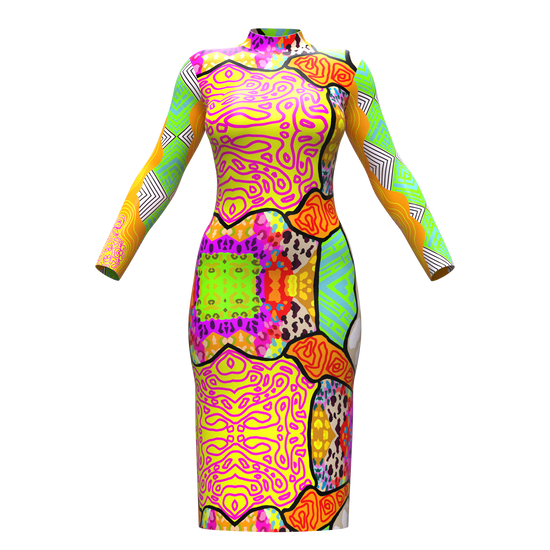 Load image into Gallery viewer, Milly Bodycon Dress ( SOLID SPANDEX VERSION)